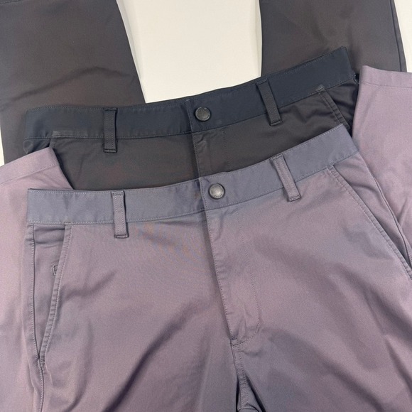 Rhone Commuter Slim Pants Lot of 2 Mens 30 Black Gray Stretch Performance